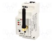 Receiver; for DIN rail mounting; 230VAC; relay NO / NC x2; 300m ZAMEL