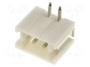 Connector: wire-board; socket; male; PIN: 2; ZH; 1A; 50V; vertical JST