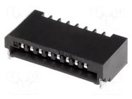 Connector: FFC/FPC; SMT; 50V; 0.5A; PIN: 8; 1mm; horizontal; Non-ZIF JST