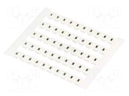 Marker; horizontal; white; 5mm; Marking: N WEIDMÜLLER