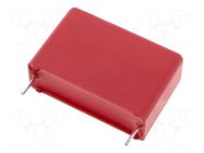 Capacitor: polypropylene; low ESR; 3.3uF; 630VDC; 400VAC; THT; ±10% WIMA