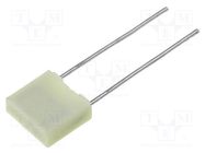 Capacitor: polyester; 100nF; 160VAC; 250VDC; 5mm; ±10%; 7.2x5x10mm KEMET