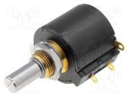 Potentiometer: shaft; multiturn; 5kΩ; 2W; ±10%; 6.35mm; linear; IP50 BOURNS