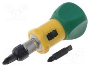 Kit: screwdrivers; Phillips,slot; 95mm; Size: PH1,PH2,SL 4,5,SL 6 ENGINEER