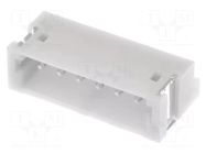 Connector: wire-board; socket; male; PIN: 6; ZH; 1A; 50V; horizontal JST