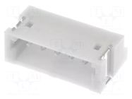 Connector: wire-board; socket; male; PIN: 5; ZH; 1A; 50V; horizontal JST