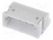 Connector: wire-board; socket; male; PIN: 4; ZH; 1A; 50V; horizontal JST