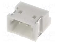 Connector: wire-board; socket; male; PIN: 2; ZH; 1A; 50V; horizontal JST