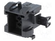 Connector: wire-wire; plug; male; JPT; for cable; PIN: 6; black TE Connectivity