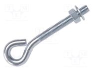 Screw with lug for rope mounting; LIFELINE4 