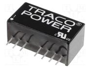 Converter: DC/DC; 2W; Uin: 4.5÷9V; Uout: 12VDC; Uout2: -12VDC; SIP8 TRACO POWER