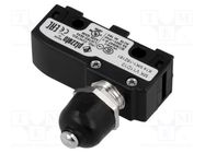 Microswitch SNAP ACTION; 6A/250VAC; 5A/24VDC; with pin; SPDT PIZZATO ELETTRICA