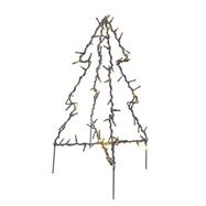 LED Christmas tree, metal, 50 cm, outdoor and indoor, warm white, EMOS