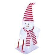 LED Christmas snowman with hat and scarf, 46 cm, outdoor and indoor, cool white, EMOS