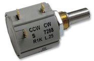 POTENTIOMETER, WW 7/8, 10 TURN 1K