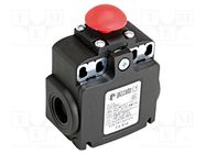 Limit switch; mushroom head plunger; NO + NC; 10A; max.500VAC PIZZATO ELETTRICA