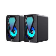 Computer speakers Havit SK210mini PRO 2.0 RGB (black), Havit