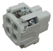 INSERT, RECEPTACLE, 3+PE WAY, SCREW