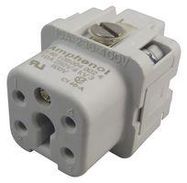 INSERT, RECEPTACLE, 4+PE WAY, SCREW