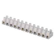 Terminal block 12×10,0 mm white, EMOS