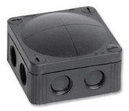 JUNCTION BOX, PP, BLACK, 85X85X51MMIP66