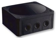 JUNCTION BOX, PP, BLK, 160X140X81, IP67