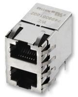 JACK, MODULAR, RJ45, 2PORT, 8P8C