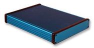 ENCLOSURE, ALU, BLUE, 220X165X30.5MM