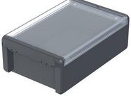 ENCLOSURE, PC, GRAPHITE GREY, CLEAR LID