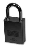 PADLOCK, ALUMINIUM, 38MM, 25MM, BLACK