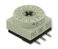 SWITCH, ROTARY, 16 POS, HEX, SMD