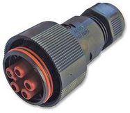 CIRCULAR CONNECTOR, RCPT, 6 WAY, CABLE