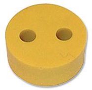 GROMMET, 2 HOLES, 5.5MM, TPE, PK5