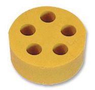 GROMMET, 5 HOLES, 3.5MM, TPE, PK5