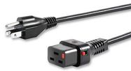 POWER CORD, IEC C19/ US PLUG, 183CM, 16A