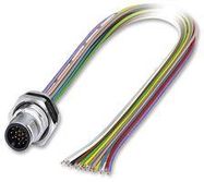 CABLE ASSY, 0.5M, M12, 17 WAY, PLUG