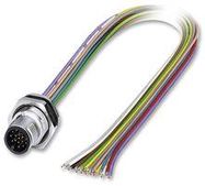 CABLE ASSY, 0.5M, M12, 17WAY, RECEPTACLE