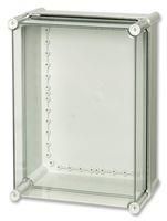 ENCLOSURE, PC, GRY, CLR LID, 380X280X180