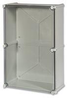 ENCLOSURE, PC, GRY, CLR LID, 560X380X180