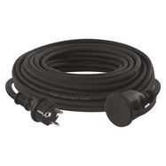 Extension Cord 20 m / 1 z?suvka / čern? / guma-neopren / 230 V / 1,5 mm2, EMOS