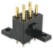 CONNECTOR, RECTANGULAR, PLUG, 6POS, PCB