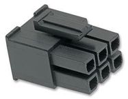 CONNECTOR HOUSING, RCPT, 8POS