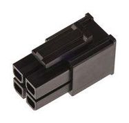 CONNECTOR HOUSING, RCPT, 4POS