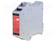 Module: safety relay; 24VAC; 24VDC; IN: 1; for DIN rail mounting OMRON