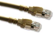 PATCH LEAD, CAT6A, BEIGE, 3M