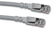 PATCH LEAD, CAT6A, GREY, 0.5M