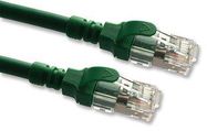 PATCH LEAD, CAT6A, GREEN, 0.5M