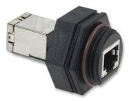 ADAPTOR, IN-LINE, RJ45, JACK-JACK, 8P8C