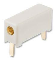 TEST JACK, 5A, 1.5KV, TH, WHITE