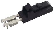 CONNECTOR, RCPT, 2POS, 1ROW, 2.54MM